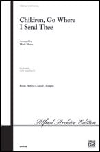 Children, Go Where I Send Thee SATB choral sheet music cover Thumbnail